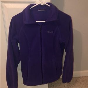 Columbia fleece zip up size small